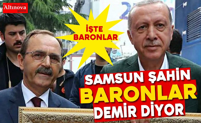 SAMSUN ŞAHİN, BARONLAR DEMİR, DİYOR!