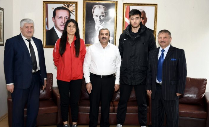 Tokat Gençlik ve Spor İl Müdürü Çağlar'a ziyaret