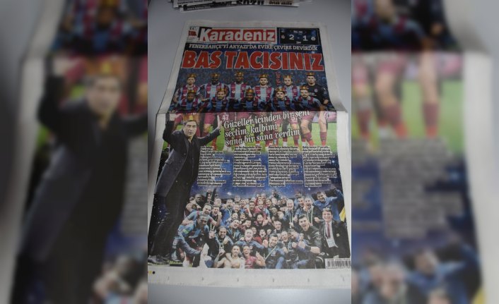 Trabzon yerel gazetelerinde Fenerbahçe galibiyeti