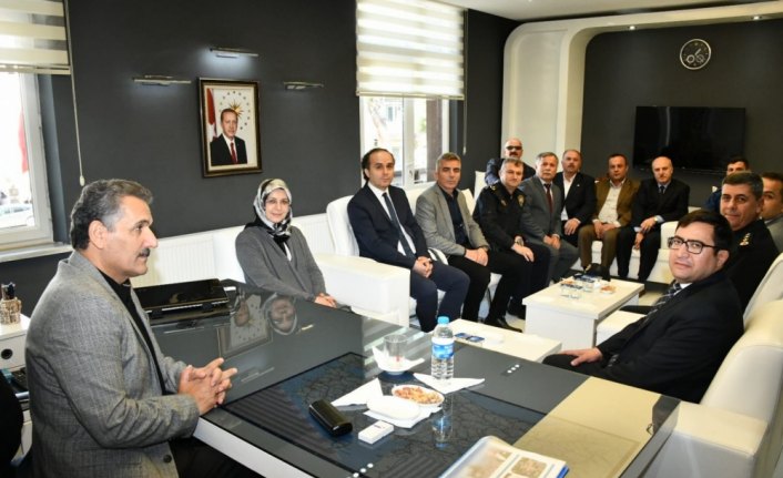 Vali Kaymak Kaymakam Zaman'ı ziyaret etti