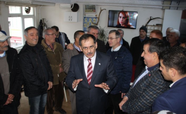 AK Parti adayı Demir, Havza’yı ziyaret etti