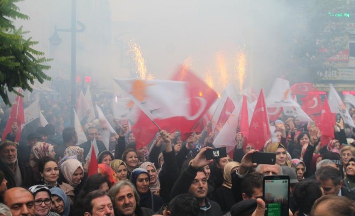 AK Parti Karabük Belediye Başkan adayı Uysal'a karşılama