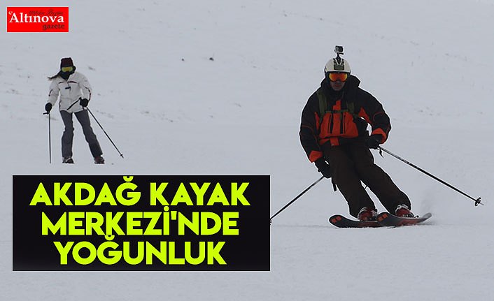 Akdağ Kayak Merkezi'nde yoğunluk