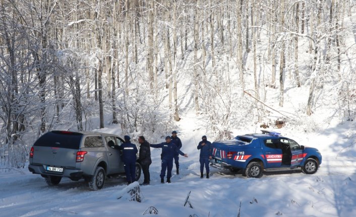 Almanya'dan gelen ihbar üzerine Bolu Dağı'nda arama çalışması başlatıldı