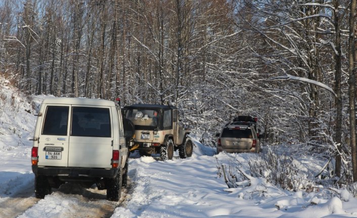 Almanya'dan gelen ihbar üzerine Bolu Dağı'nda başlatılan arama çalışması
