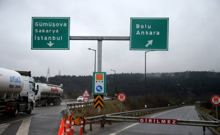Anadolu Otoyolu Kaynaşlı-Abant kavşakları ulaşıma açıldı