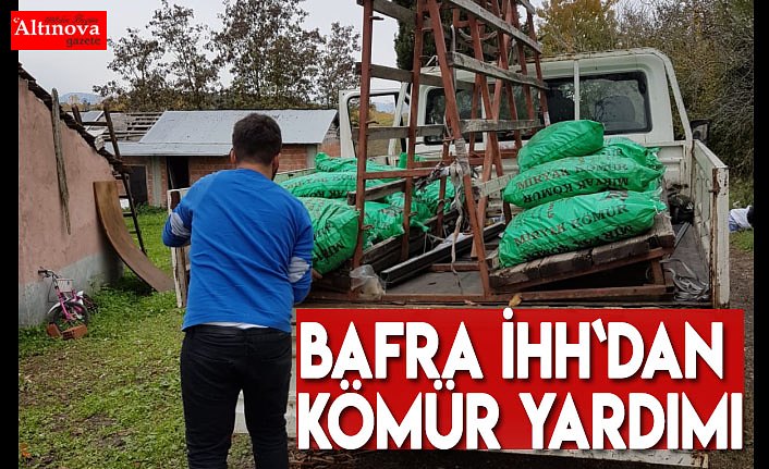 Bafra İHH`dan kömür yardımı
