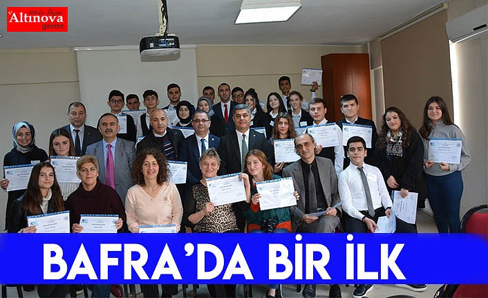 Bafra’da bir ilk