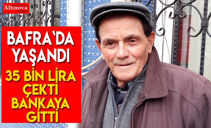 Bafra`da dolandırılmaktan son anda kurtarıldı