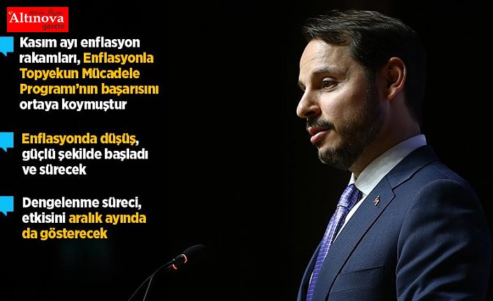 Bakan Albayrak'tan enflasyon değerlendirmesi