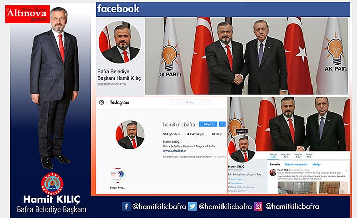 BAŞKAN KILIÇ'IN SOSYAL MEDYA HESAPLARINA YOĞUN İLGİ