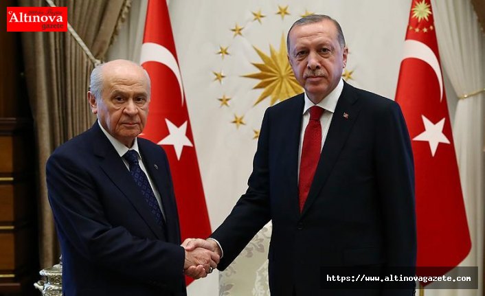 Cumhurbaşkanı Erdoğan ile Bahçeli bir araya geldi