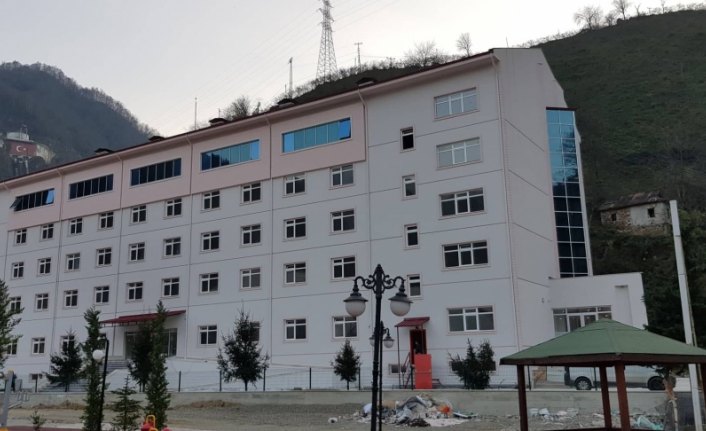 Doğankent'ten yapılan yurt binasında sona yaklaşıldı