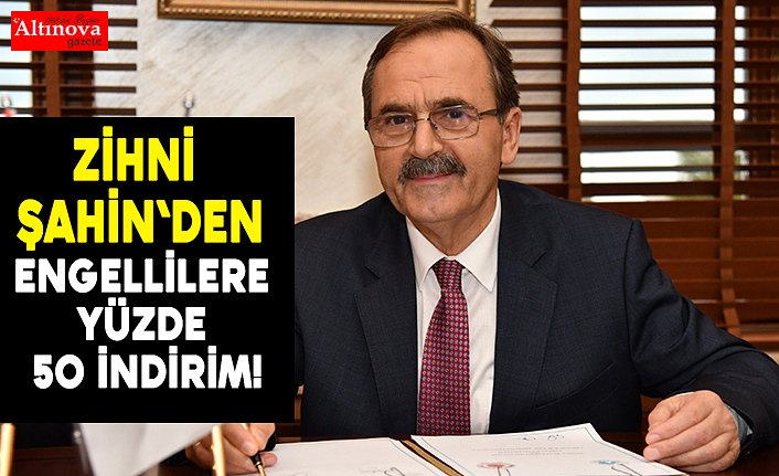 Engellilere yüzde 50 indirim!