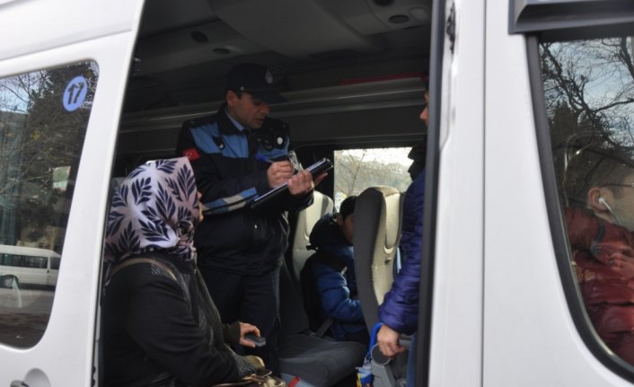 Ereğli'de yolcu taşıma araçları denetlendi