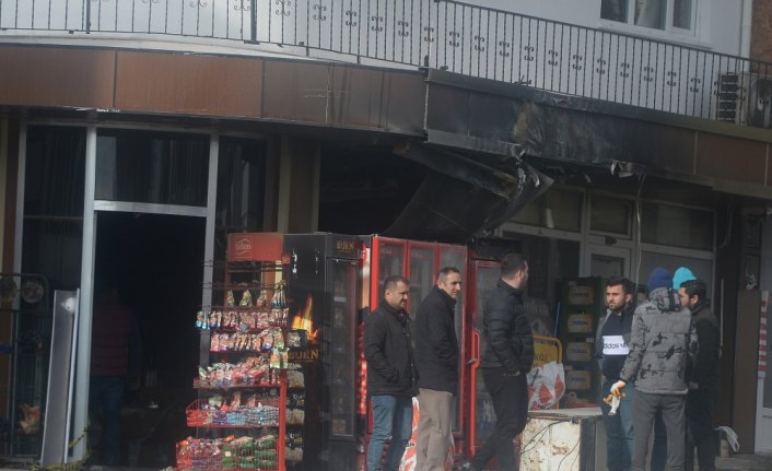 Karabük'te iş yerine molotofkokteyliyle saldırı