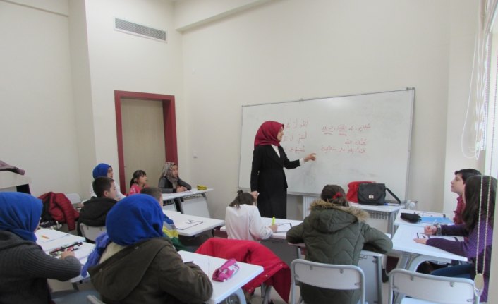 Kavak'ta Arapça kursu açıldı