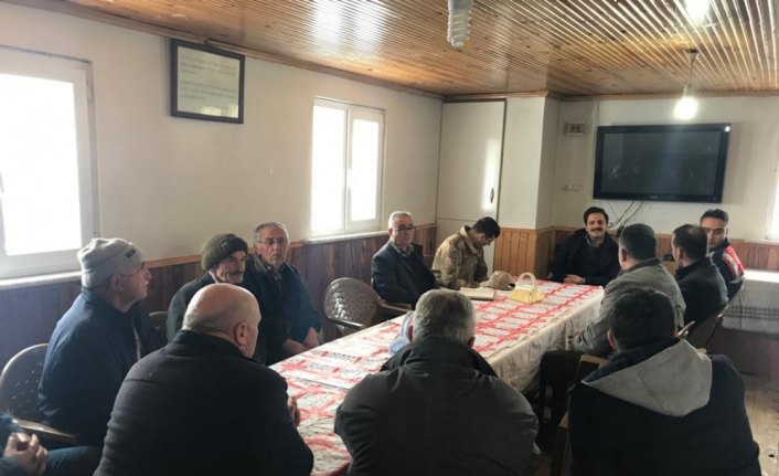 Kaymakam Erdem'in köy ziyaretleri