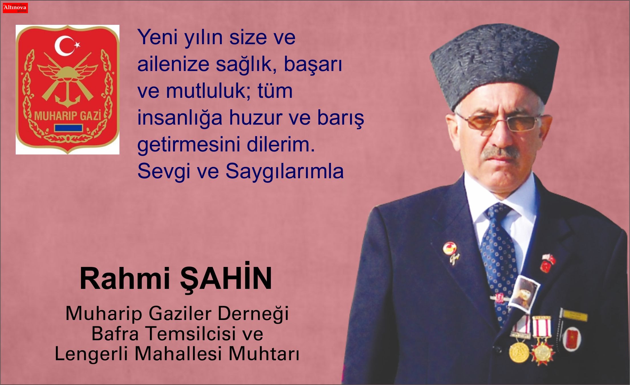 Muharip Gaziler Bafra Başkanı Rahmi Şahin