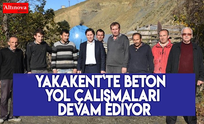 MUTAFLI MAHALLESİ BETON YOL ÇALIŞMALARI DEVAM EDİYOR