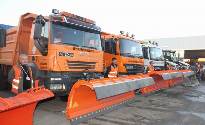 Samsun Büyükşehir Belediyesi kışa hazır