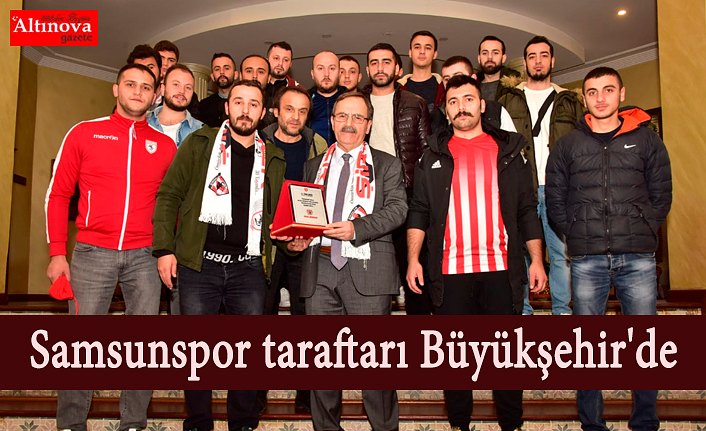 Samsunspor taraftarı Büyükşehir'de