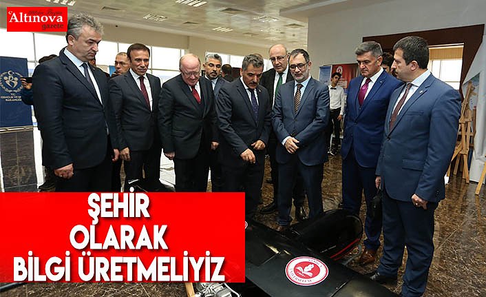 Şehir olarak bilgi üretmeliyiz