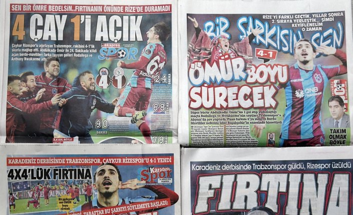 Trabzon yerel basınında şampiyonluk sesleri