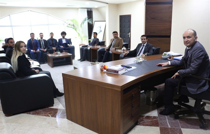 Ülkü Ocaklarından Rektör Orbay'a ziyaret