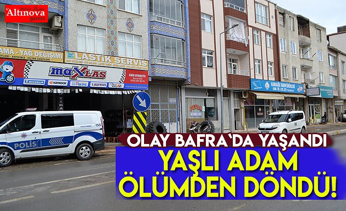 Yaşlı adam ölümden döndü