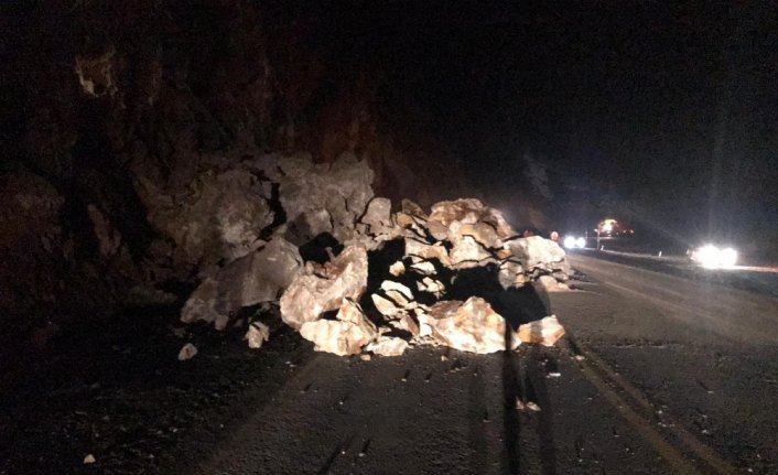 Zigana Dağı'nda heyelan