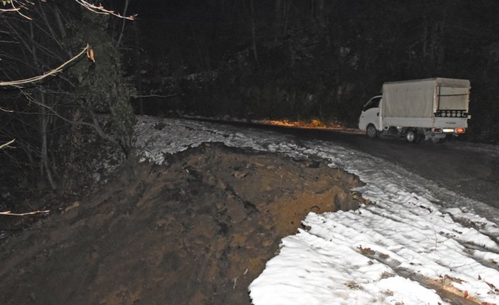 Zonguldak'ta heyelan