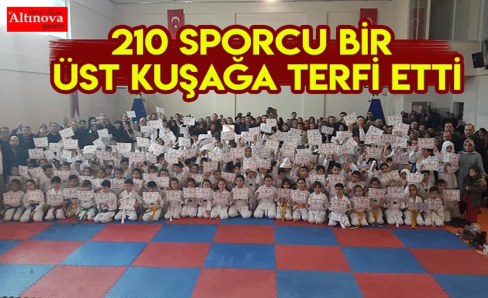 210 SPORCU BİR ÜST KUŞAĞA TERFİ ETTİ