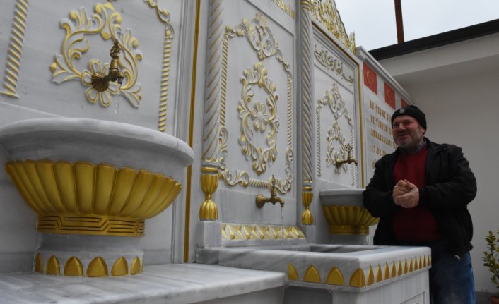 Afrin şehidinin vasiyetini babası gerçekleştirdi