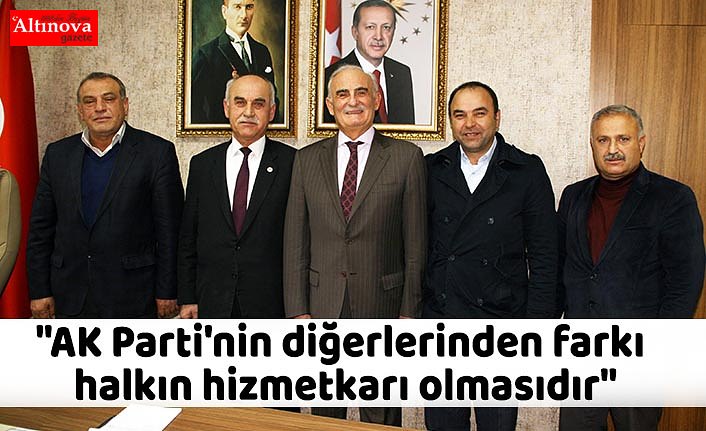 "AK Parti'nin diğerlerinden farkı halkın hizmetkarı olmasıdır"