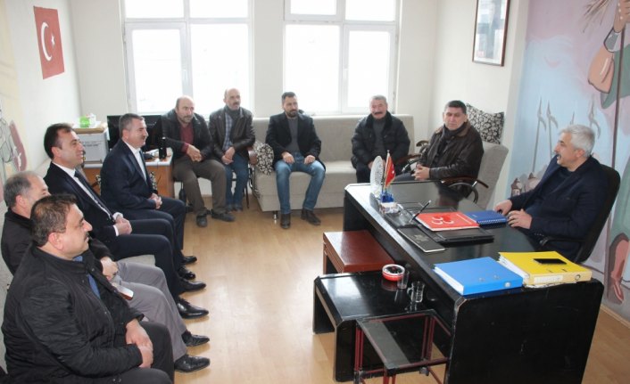 AK Parti Havza Belediye Başkan Adayı Özdemir'den ziyaret