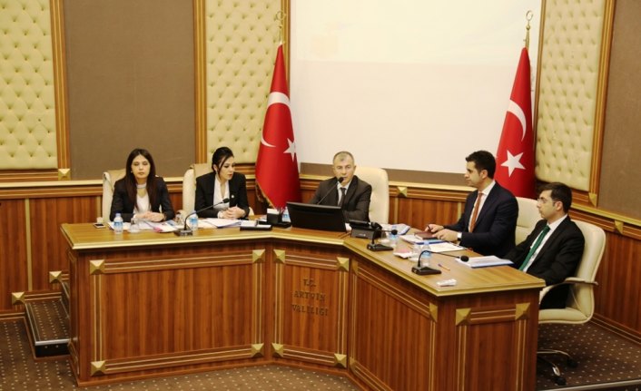 Artvin'de seçim güvenliği toplantısı yapıldı