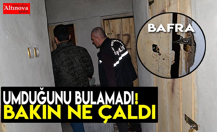 Bafra`da hırsızlık!