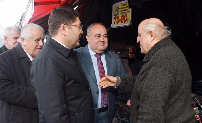 Bartın Belediye Başkan adayı Aldatmaz'dan esnaf ziyareti