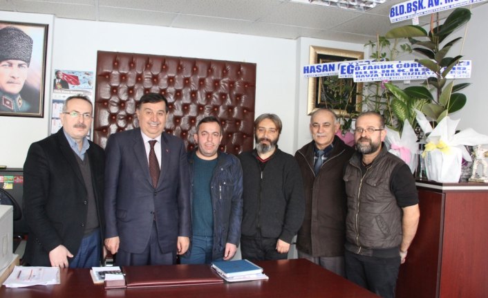Başkan İkiz'den yerel gazetelere ziyaret