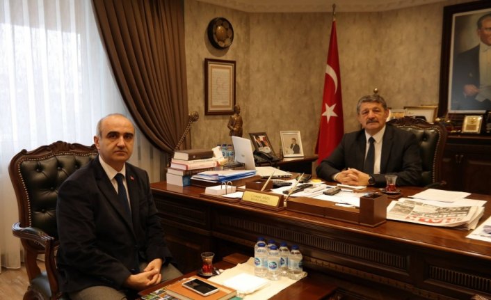 Belediye Başkanı Akın'a ziyaret