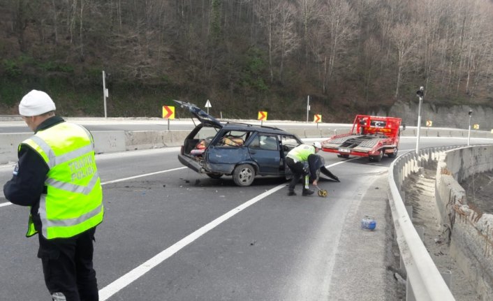 Bolu Dağı'nda trafik kazası: 2 yaralı