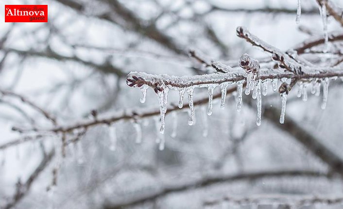 Doğu Anadolu'da buzlanma ve don uyarısı