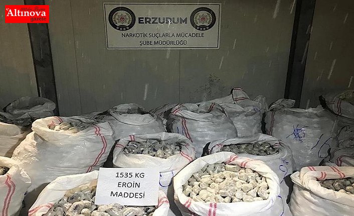 Film gibi operasyonla rekor uyuşturucuyu ele geçirdiler