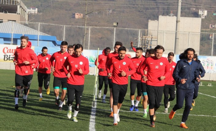 Giresunspor'da Elazığspor maçı hazırlıkları başladı