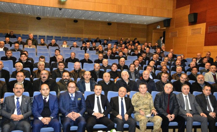 Gümüşhane'de uyuşturucu ile mücadele toplantısı