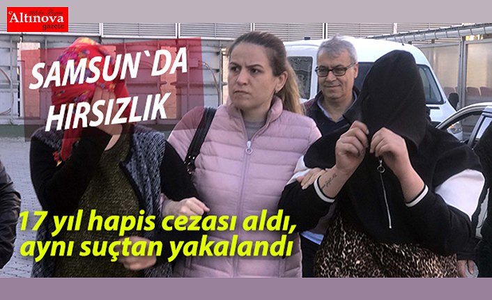 Hırsızlıktan 17 yıl hapis cezası aldı, aynı suçtan yakalandı