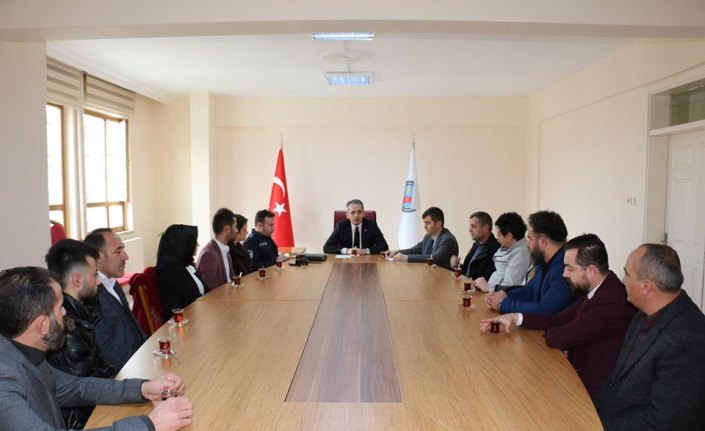 Kaymakam Pişkin, iş yeri temsilcileriyle bir araya geldi