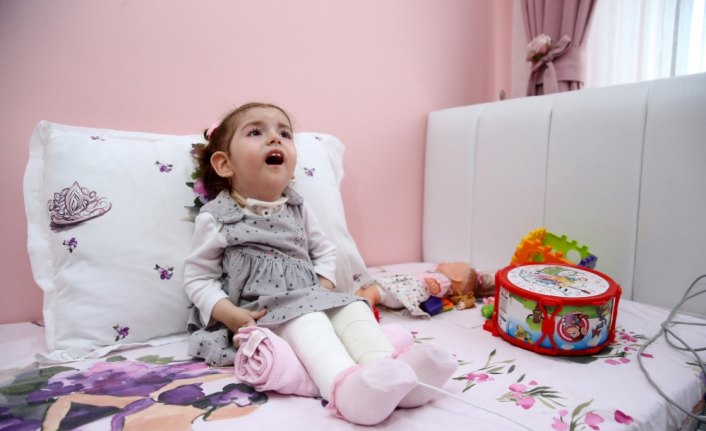 Minik Zümra'nın ailesinin yüzü devlet desteğiyle güldü