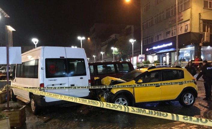 Of'ta trafik kazası: 1 yaralı